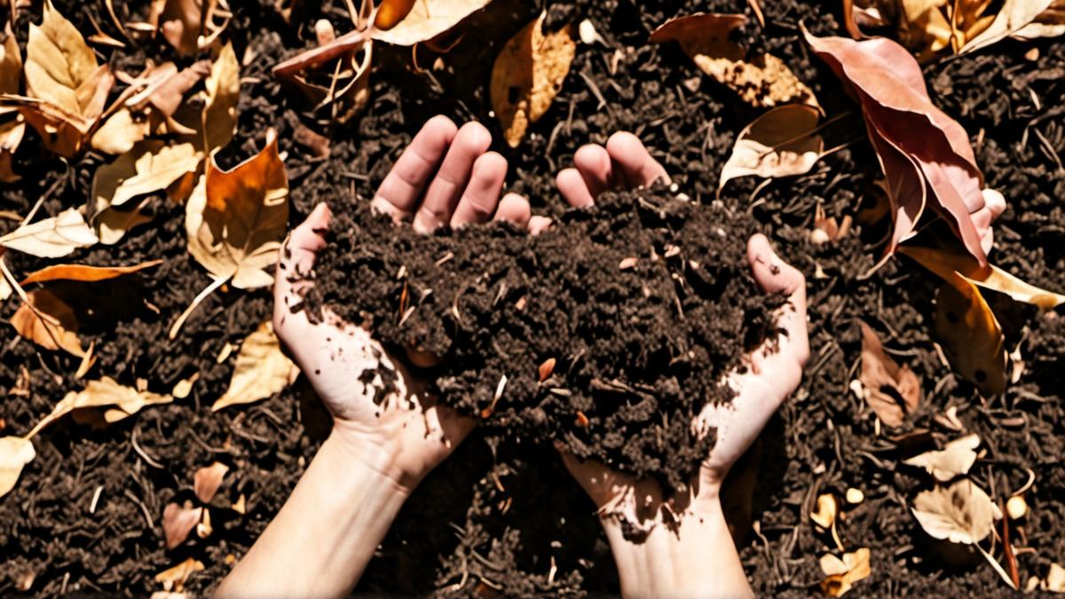 Des jardiniers étalent du paillage sur une parcelle.