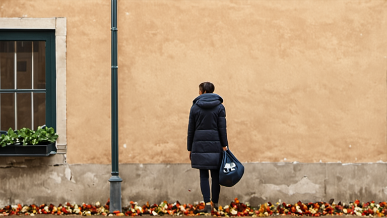 Deux voisins se rendent service dans le hall d’un immeuble.