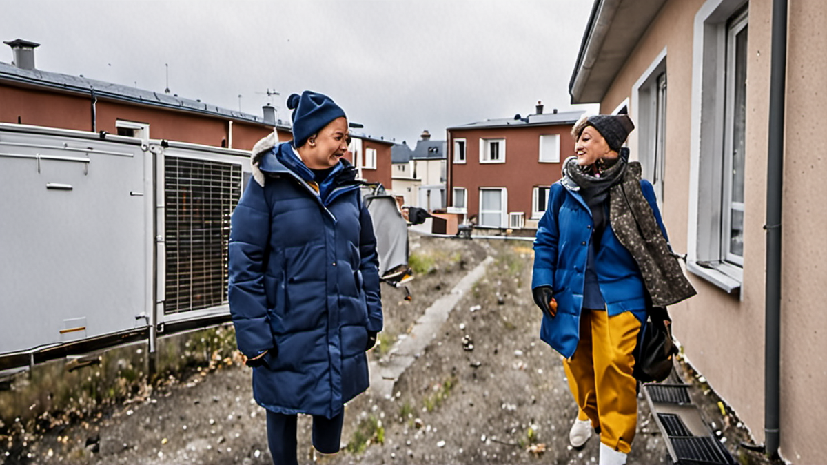 Un petit lieu associatif où des habitants se retrouvent après une activité.