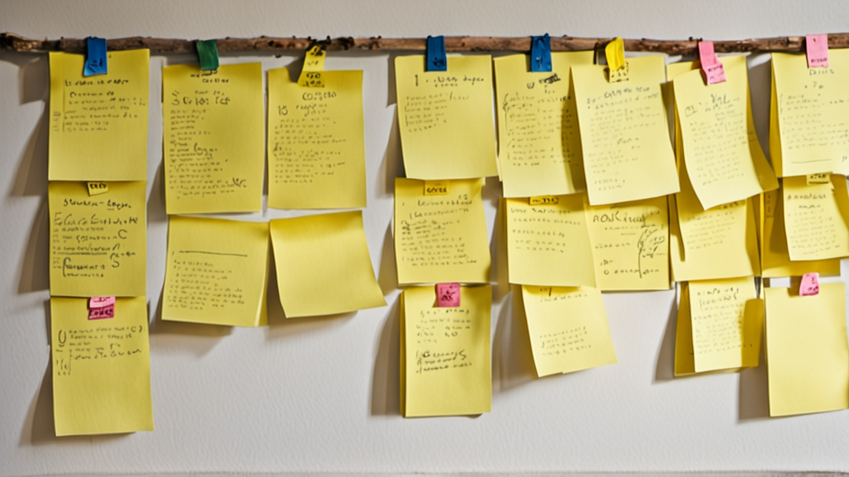 Un panneau d’offres de services dans une permanence associative, sans texte lisible.