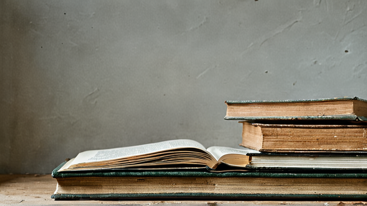 Deux voisins échangeant des livres près d’une petite bibliothèque de rue.