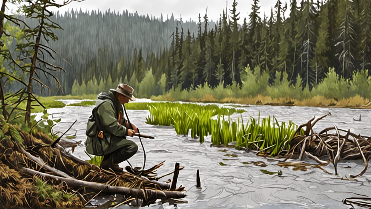 Illustration — Les castors ‘anti-crues’ : quand une espèce aide à protéger un territoire (scène 1)