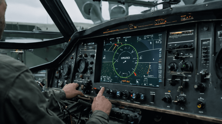 Centre de supervision avec écrans flous, symbole d’optimisation de réseaux par IA.