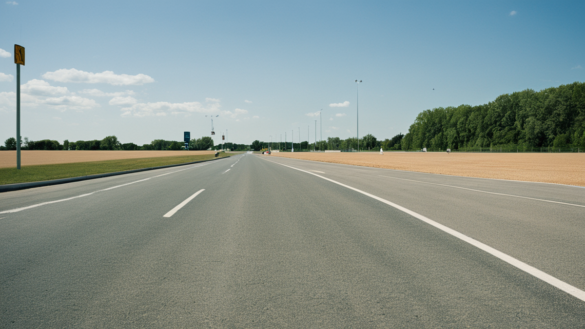 Equipe technique observant un carrefour à sécuriser pour les cyclistes
