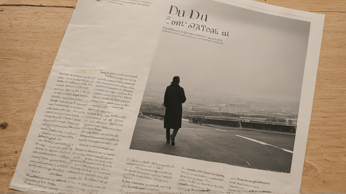 Manteau propre plié et prêt à être donné dans un carton neutre.