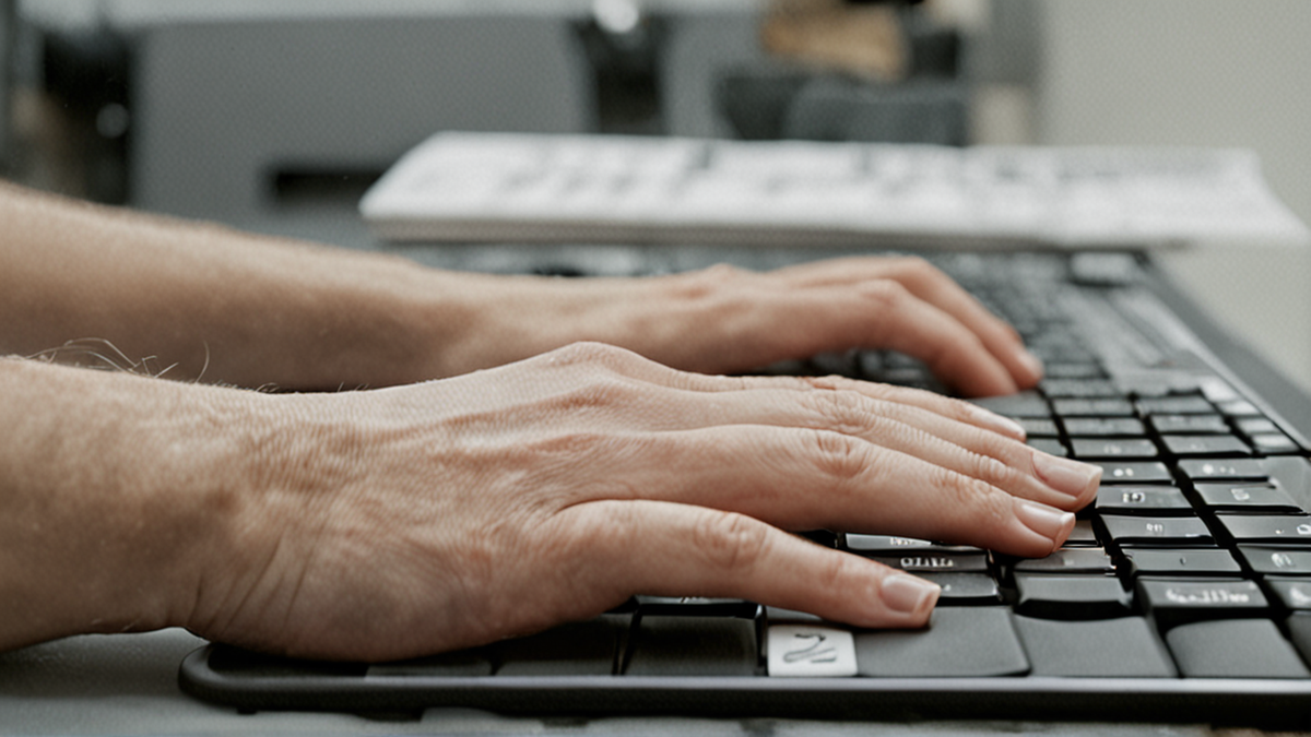 Gros plan sur clavier et souris pendant un entraînement, matériel neutre sans logos.