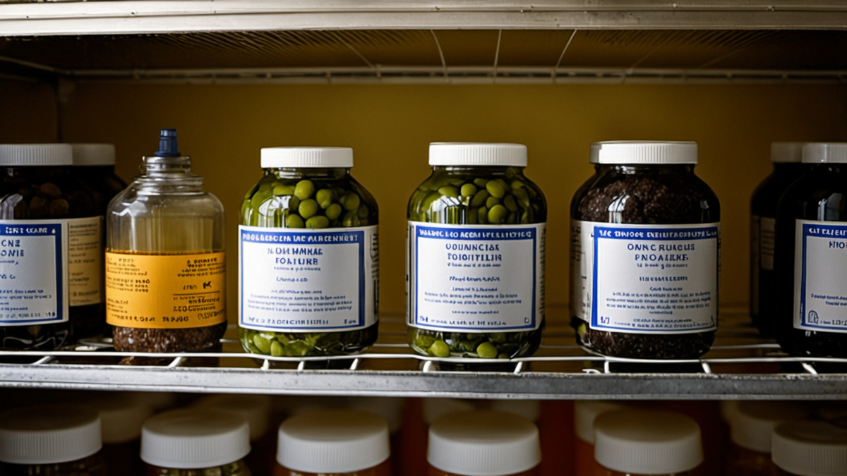 Une soignante utilise un réfrigérateur médical alimenté par un système solaire.