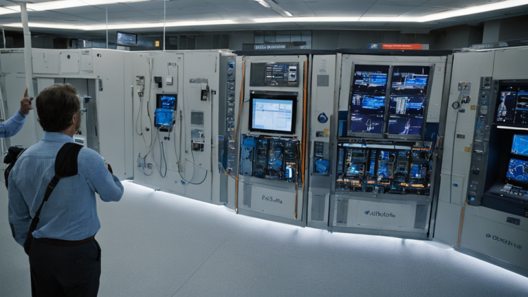 Espace d’accueil de service public moderne, illustrant l’usage encadré de l’IA.