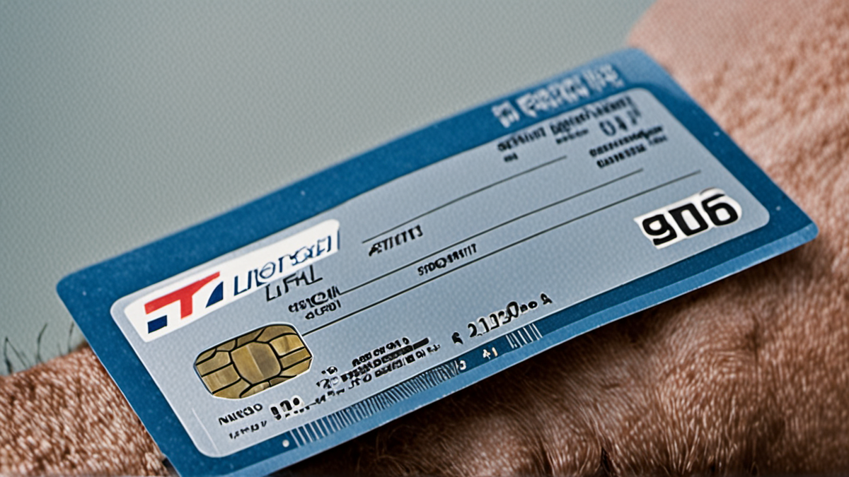 Une personne utilise une carte d’aide sur un terminal de paiement neutre.