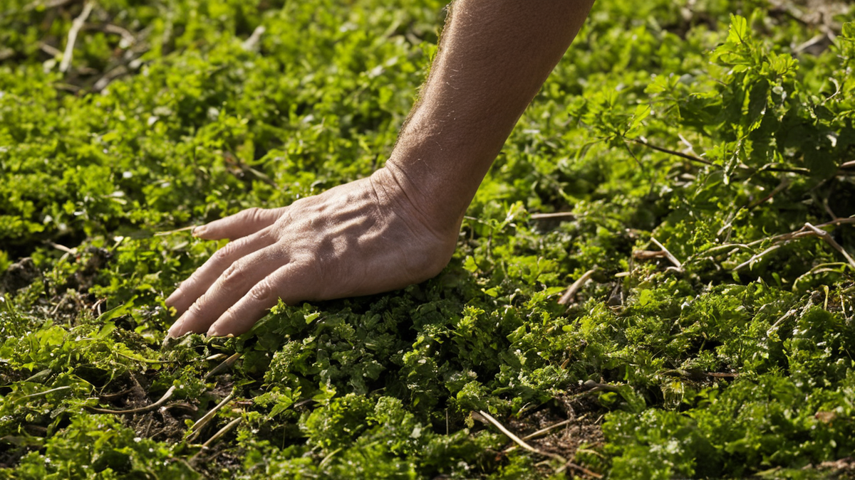 Micro-forêt urbaine après quelques années, végétation plus dense.