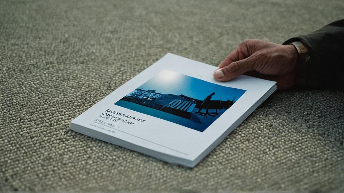 Matériel scolaire neutre organisé dans un espace d'apprentissage temporaire.