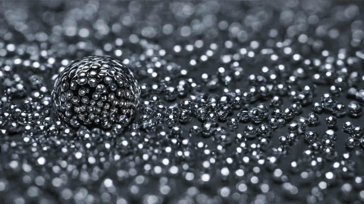 Interface de galerie photo floue suggérant un tri de doublons et de fichiers.