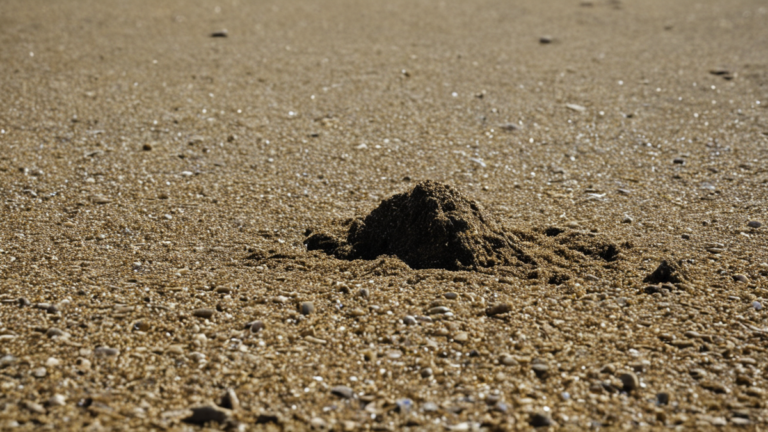Équipe de terrain réalisant un relevé standardisé de déchets sur une plage.