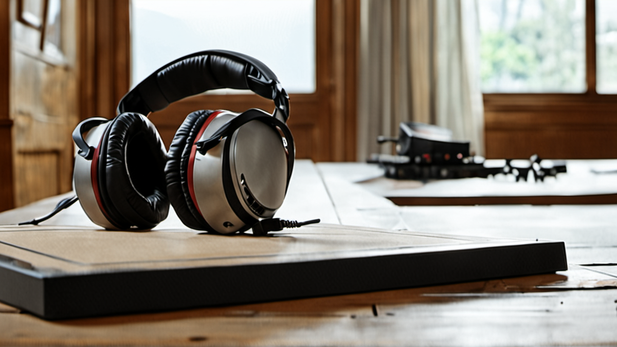 Accessoires de tournage illustrant une série française en production.