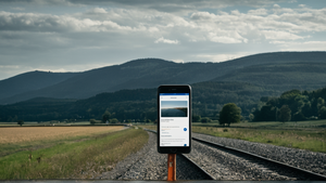 Smartphone et écouteurs utilisés pour traduire une conversation en voyage