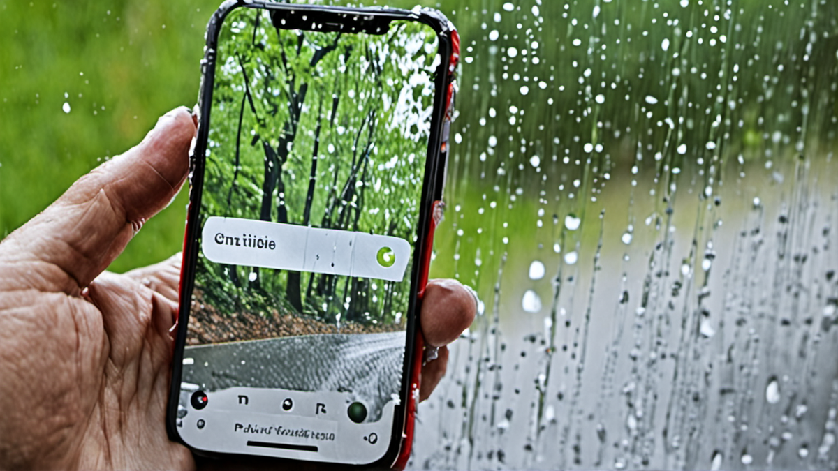 Une main valide une aide sur téléphone avec un reçu papier à côté.