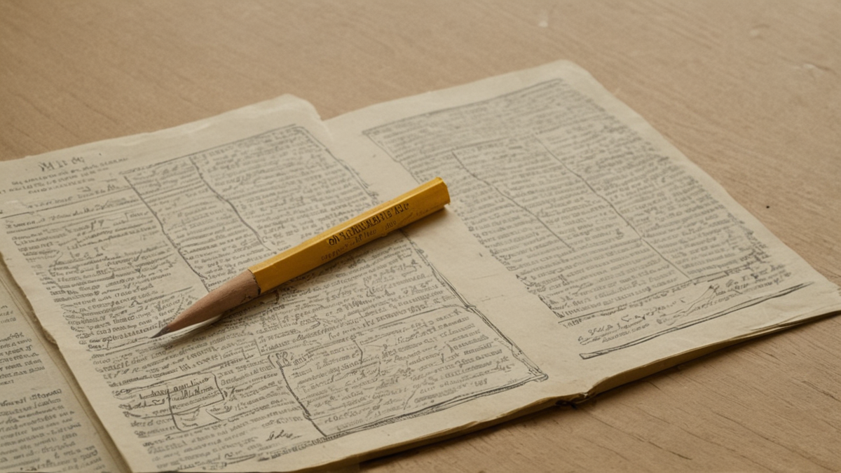 Table d’atelier lecture avec livres ouverts et matériel simple.