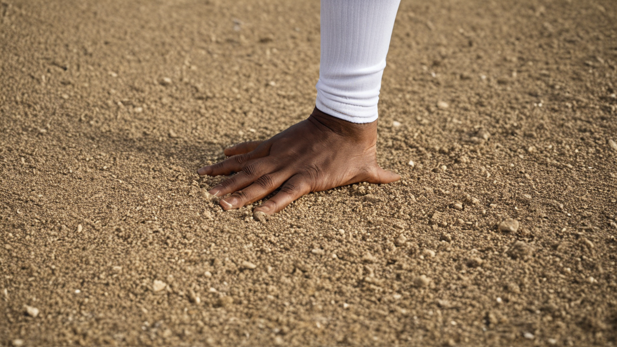 Entraînement amateur en plan large sur un terrain local dans une lumière de soirée.