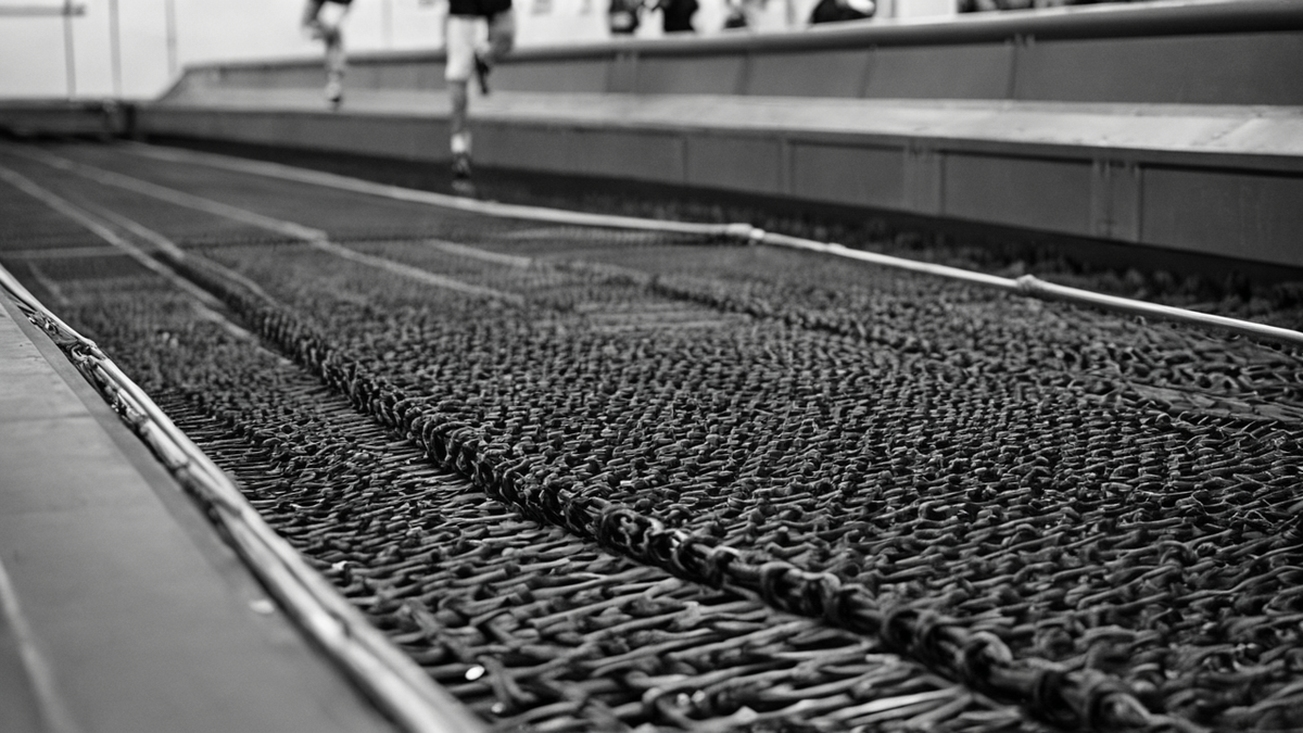 Bord de terrain modeste avec tribunes simples et équipements de club local.