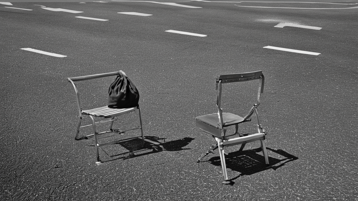 Objets utiles posés pour un rendez-vous d’accompagnement social.