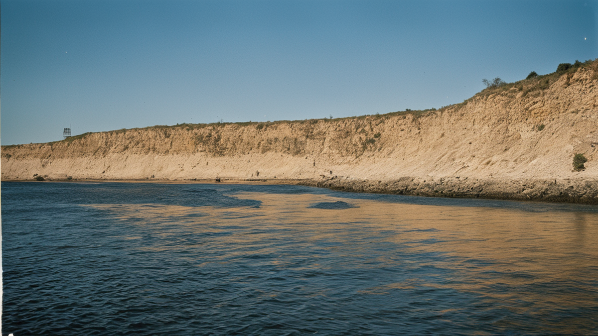 Matériel de suivi scientifique utilisé près d’une zone marine protégée.