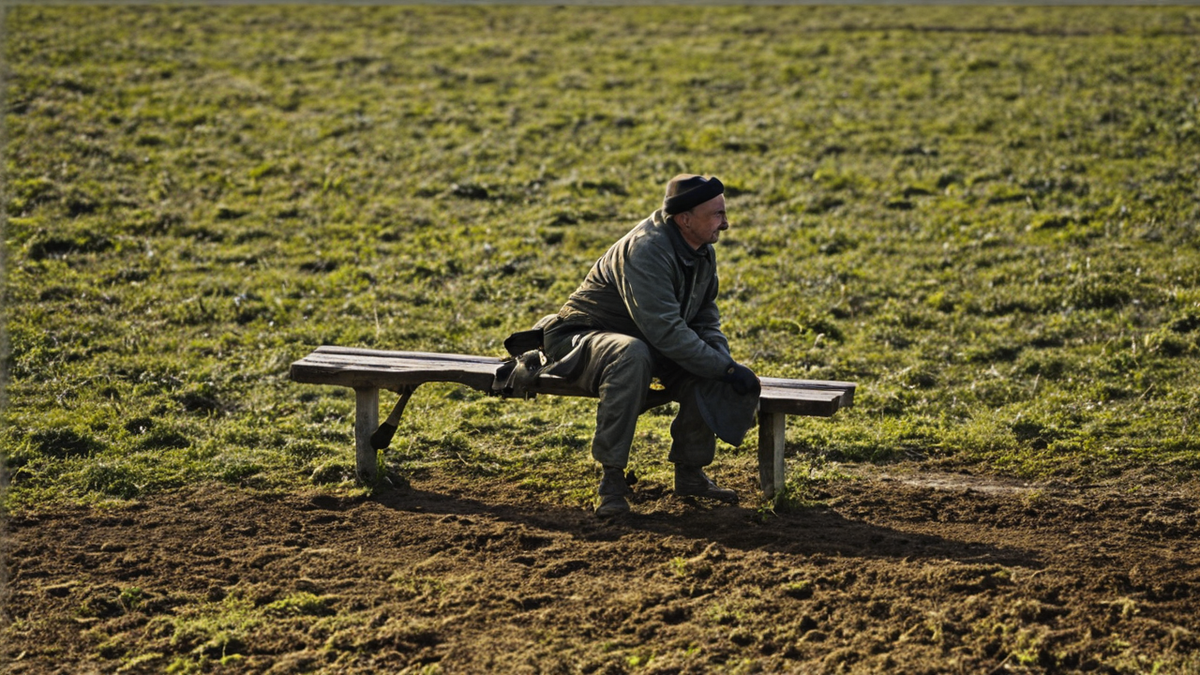 Remplaçants à l’échauffement près du banc de touche.