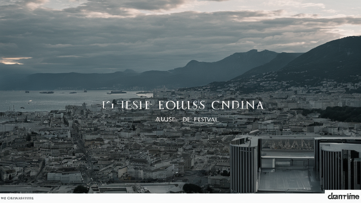 Détail d’une salle de projection avant un grand festival