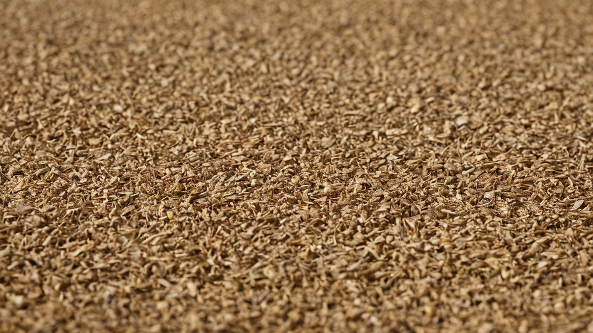 Piles de cartons décorés et fragments colorés dans les coulisses d’un atelier de réassemblage.