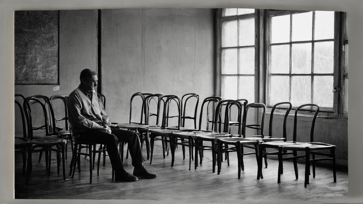 Chaises et ambiance tamisée dans un lieu préparé pour une écoute collective.