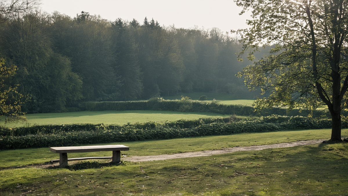 Espace public urbain propre où l’absence de bouteilles jetées saute aux yeux