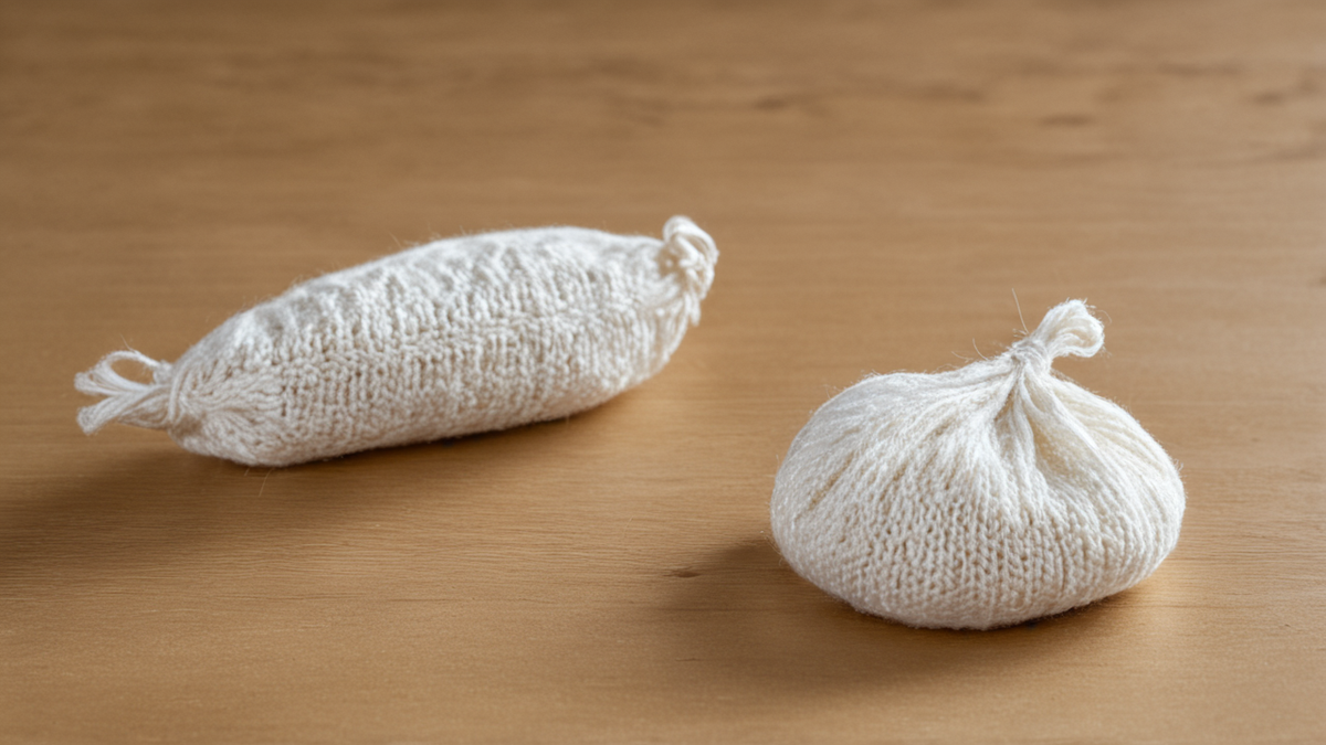 Bac de tri domestique et couches compostables organisées pour la collecte.