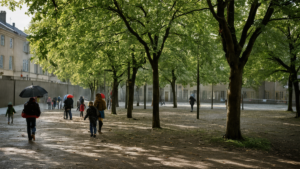 Cour ecole eponge enlever bitume change recre pluie orage featured
