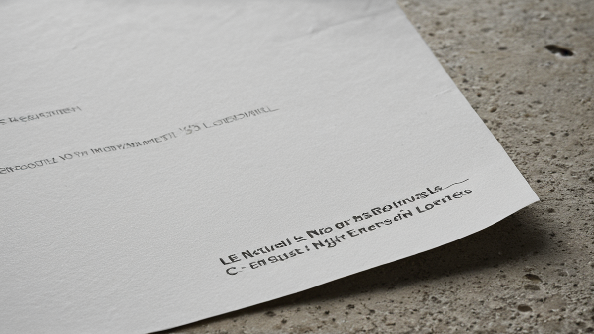 Nouvelle entrée de logement avec clés et courrier réexpédié