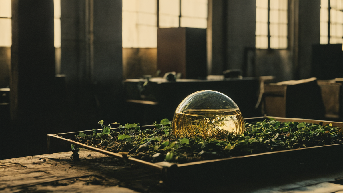 Vinyle et détail d’ambiance dans une listening party.