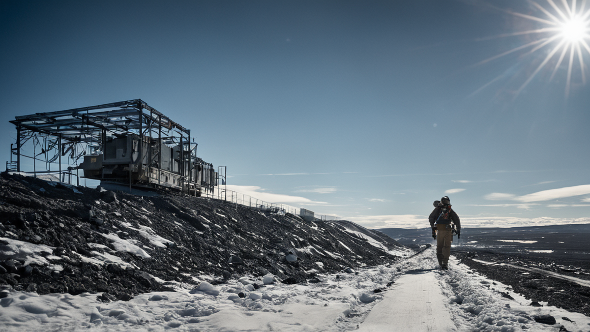 Un espace de test ou d’intervention précoce contre le feu avec moyens techniques légers visibles.