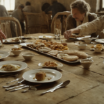 Grandes tablees immeuble diner hall tout le monde se parle featured