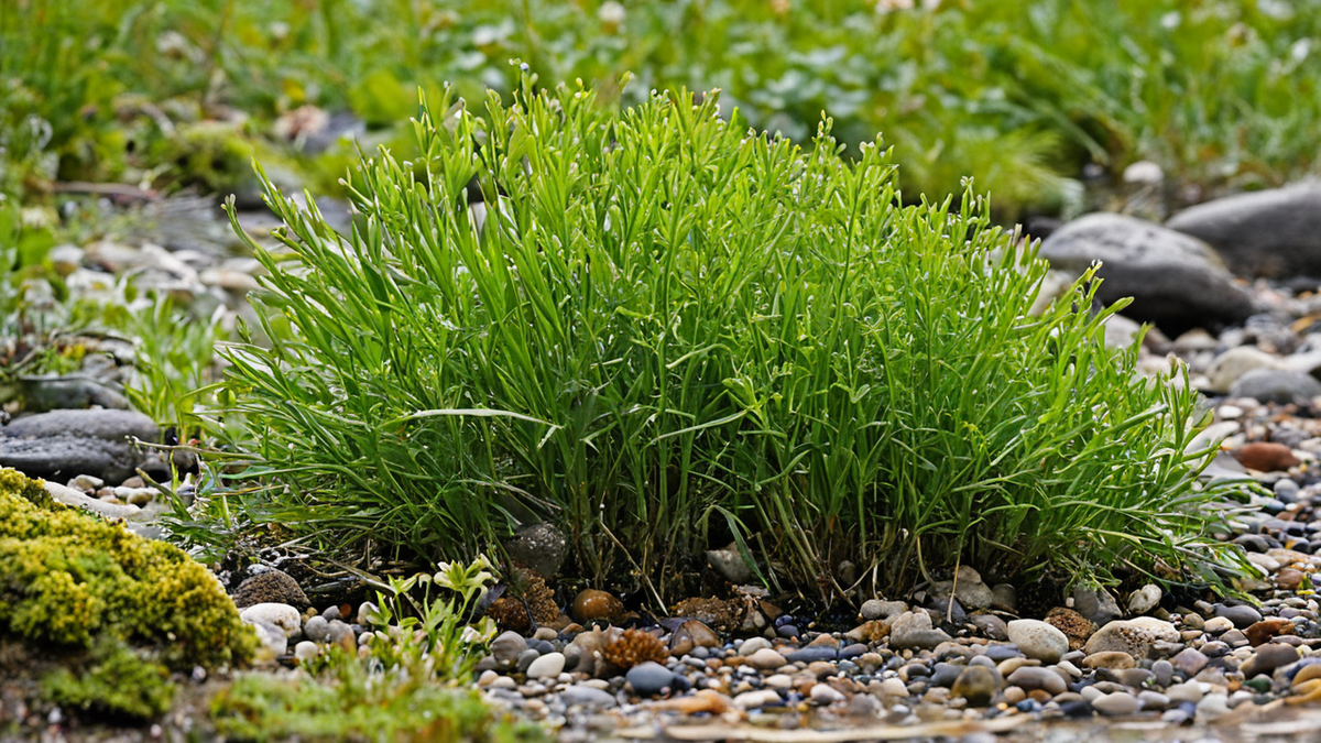 Littoral calme associé à un fond marin stabilisé par des herbiers