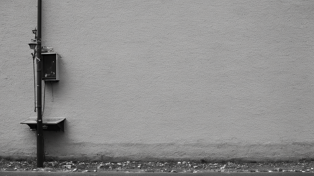 Façade avec nids d’hirondelles observés depuis la rue