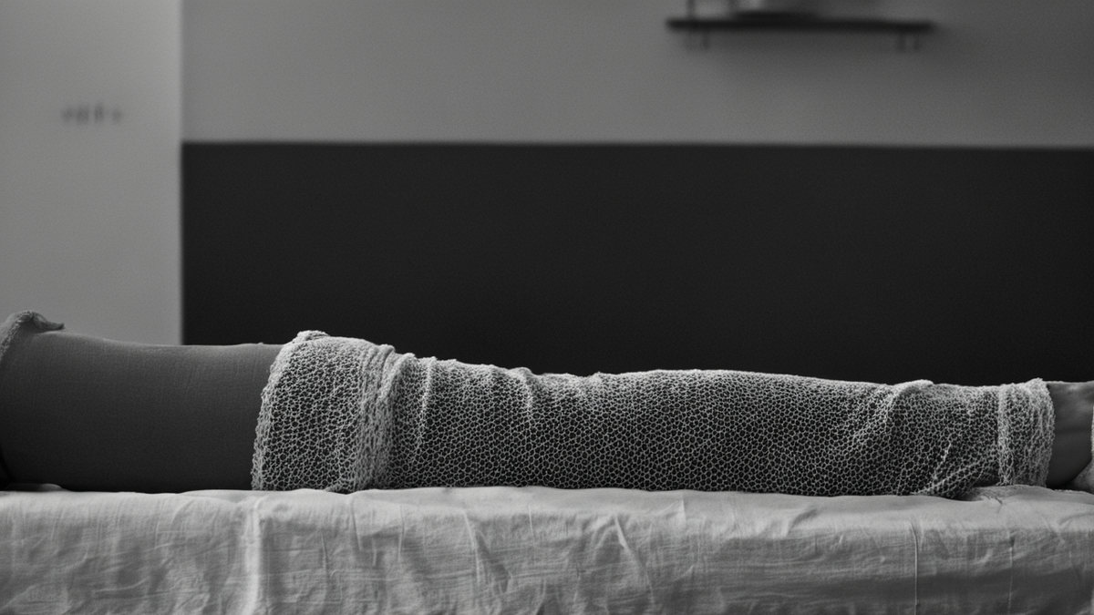 Poste de soin et couloir hospitalier dans un établissement en activité.