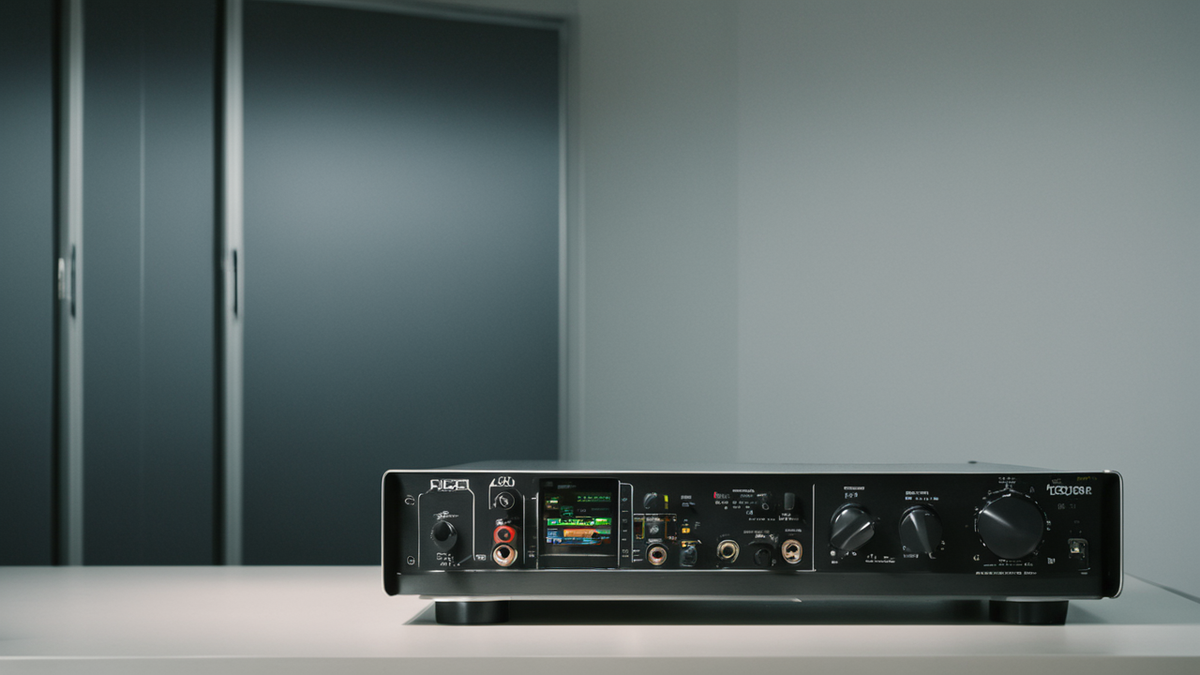 Un kit internet par satellite avec antenne et modem.