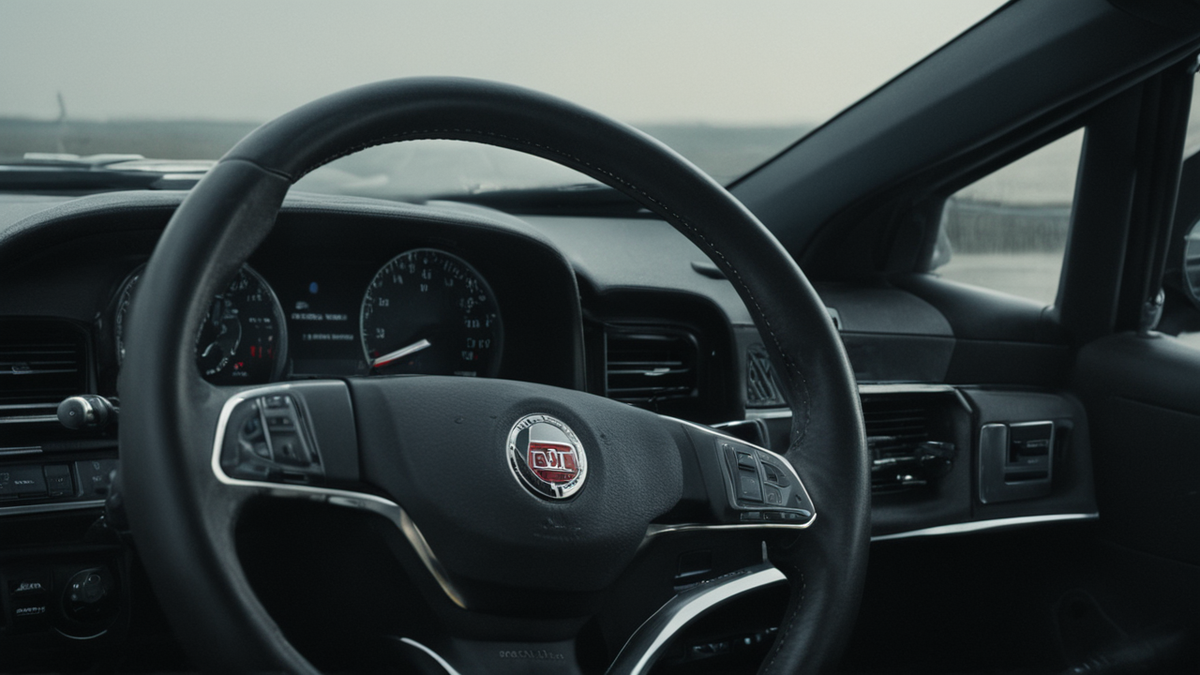 Écran de voiture connectée avec réglages de profil et réinitialisation avant changement de main.