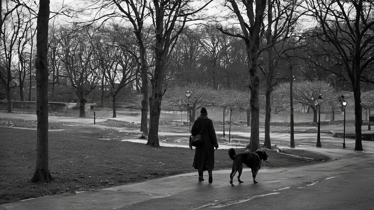 Lieu associatif discret préparant une promenade canine