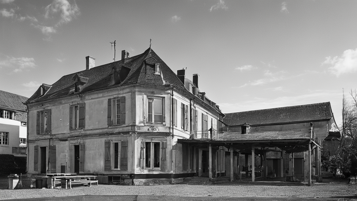 Espace local simple évoquant administration et relais communautaires autour de la protection des enfants.