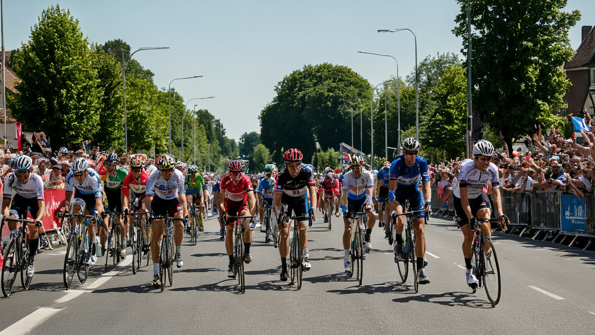 Passage de coureurs sur un point du parcours du Marathon de Paris.