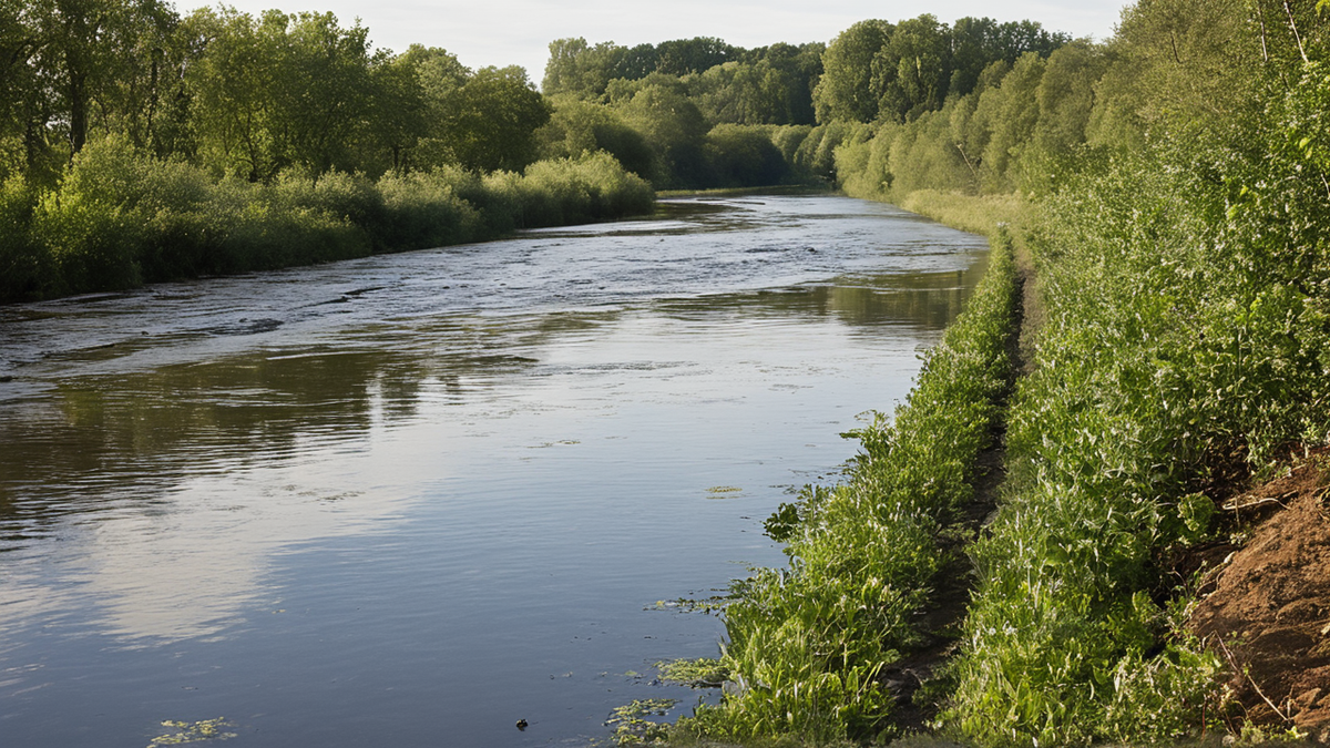 Filet et dispositif temporaire utilisés pour guider les amphibiens lors de leur migration