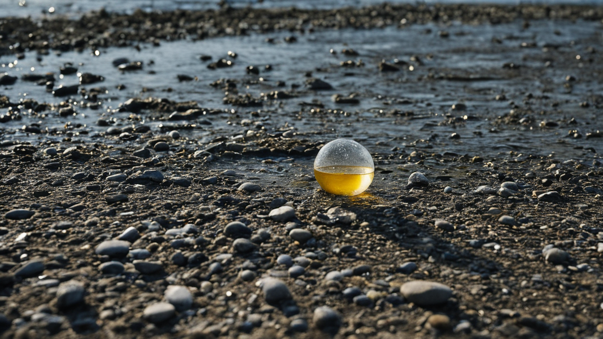 Un protocole de laboratoire montrant un catalyseur et des échantillons plastiques dans l’eau.