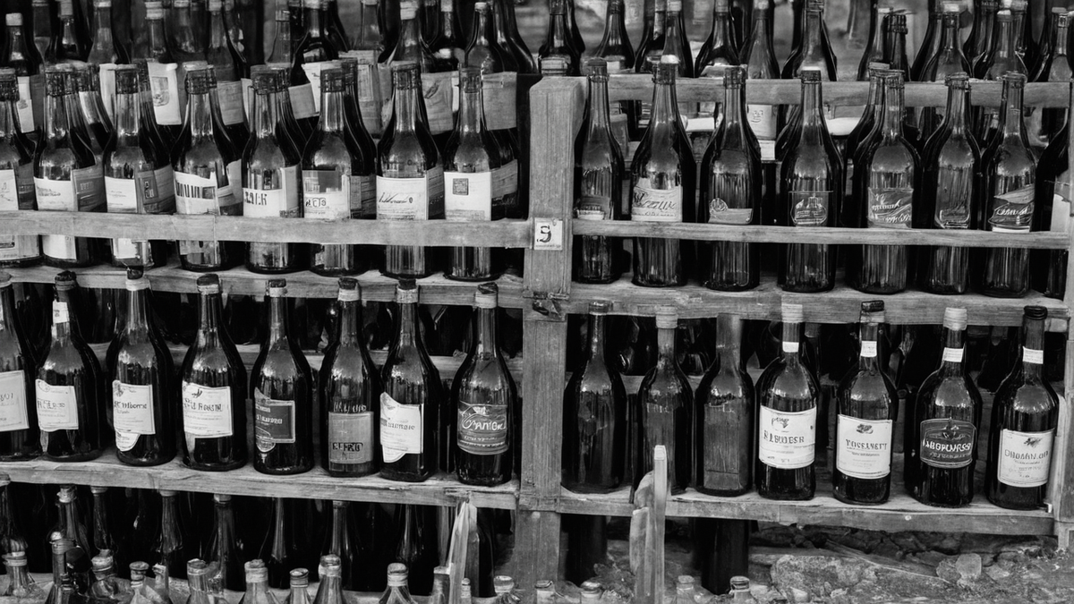 Bouteilles réemployables dans une épicerie de quartier.