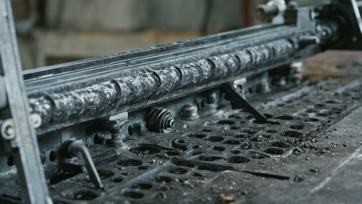 Intérieur de maison ancienne en cours de rénovation énergétique avec matériaux et systèmes visibles