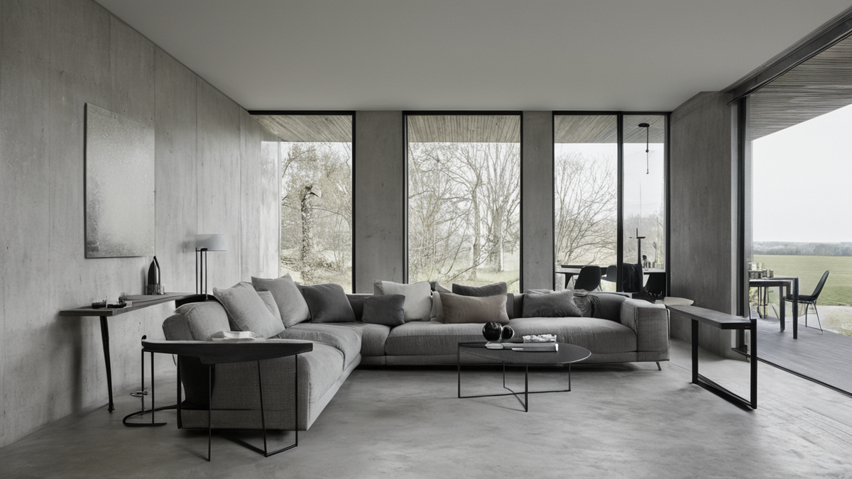 Intérieur rénové d’une maison ancienne avec ambiance confortable et lumière naturelle