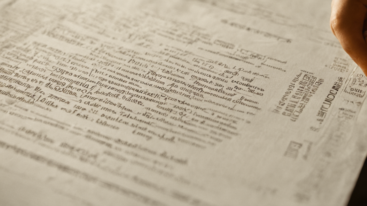 Programme ou billet dans un lieu culturel calme, loin de la cohue.